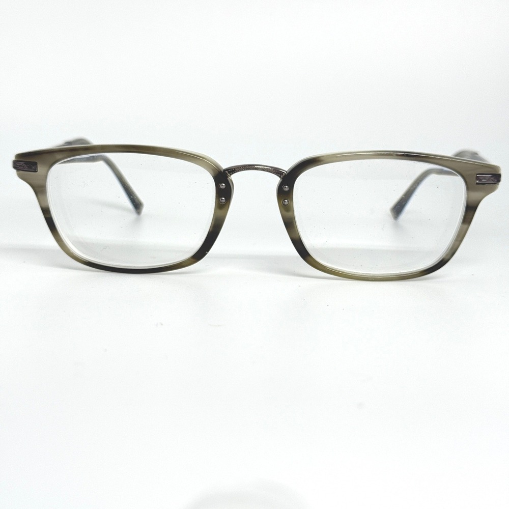 John Varvatos V335 Smoke Eyeglasses 140 Made in Japan Clear Lenses 21110